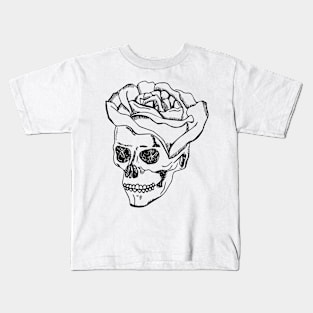 Flower Skull Kids T-Shirt